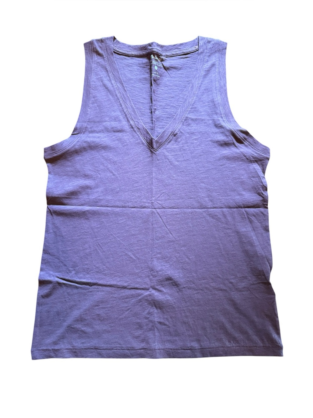 Madewell Lavender V-Neck Tank Top